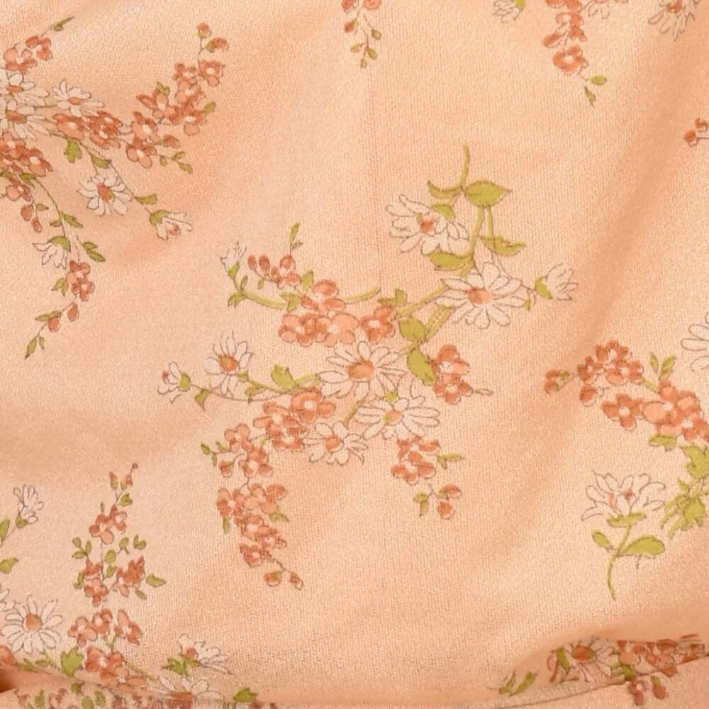 Vintage 1970s Floral Boho Maxi Dress - 4 - Picture 2 of 10